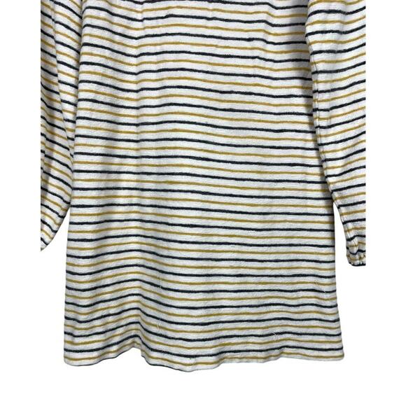 L*Space Everywhere I Go Mini Dress Large Surfs Up Stripe Large Beach Pool Resort - Picture 12 of 13